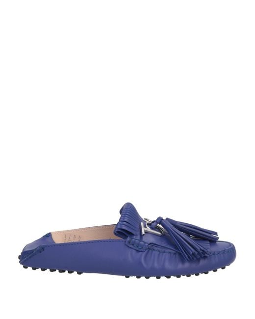Tod's Blue Mules & Clogs