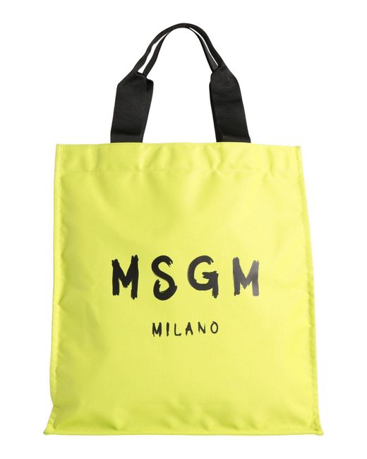 MSGM Yellow Handbag
