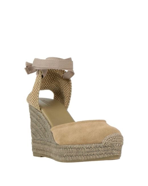 Alohas Metallic Military Espadrilles Leather, Textile Fibers