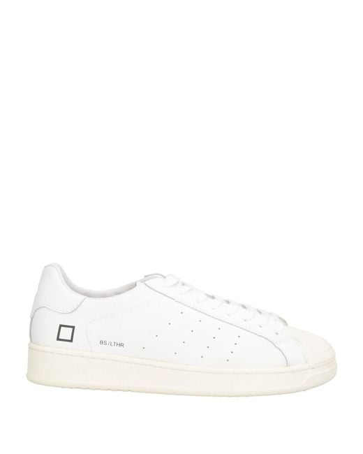 Date Natural Sneakers Leather