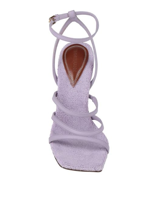 Zimmermann White Lilac Sandals Leather