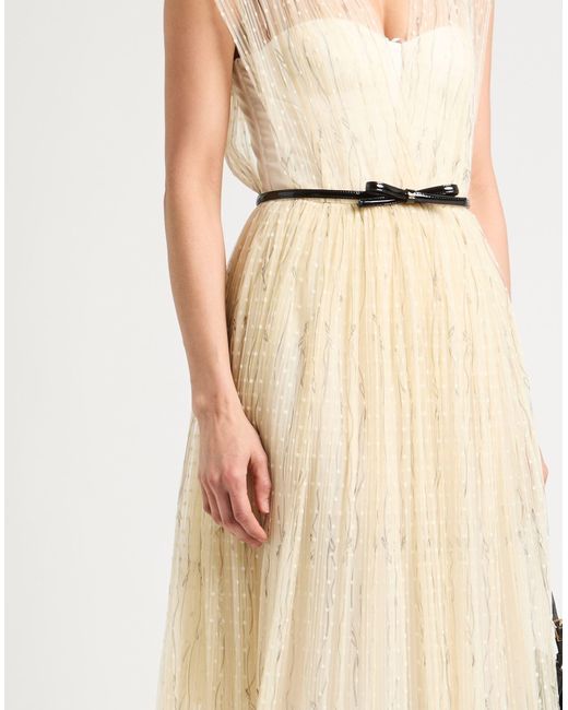 Elisabetta Franchi Natural Midi-Kleid