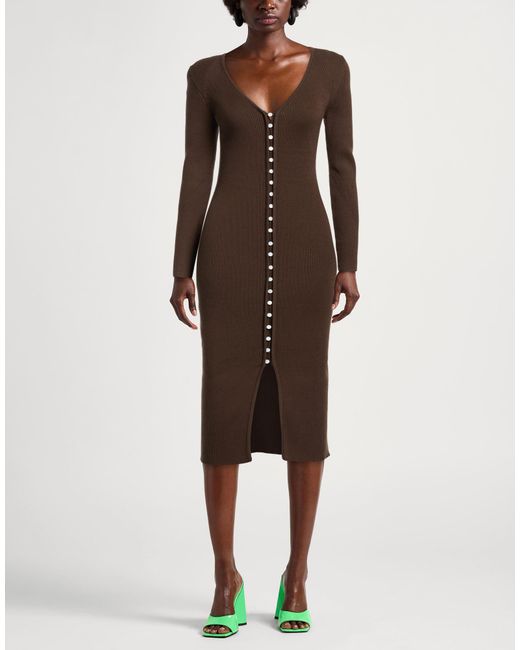Ba&sh Brown Midi Dresses