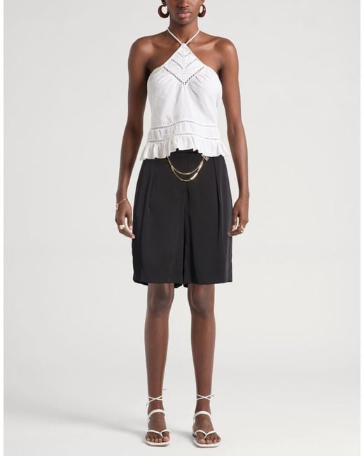 Fracomina Black Shorts & Bermuda Shorts