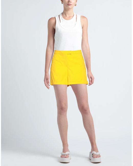 Jucca Yellow Shorts & Bermuda Shorts