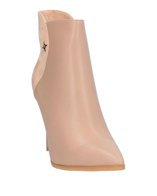 Laura Biagiotti Natural Ankle Boots
