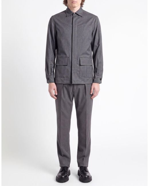 Traje Boglioli de hombre de color Gray