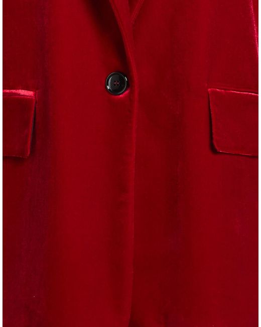 NINA 14.7 Red Blazer Polyester, Elastane