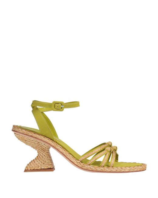 Paloma Barceló Metallic Sandals