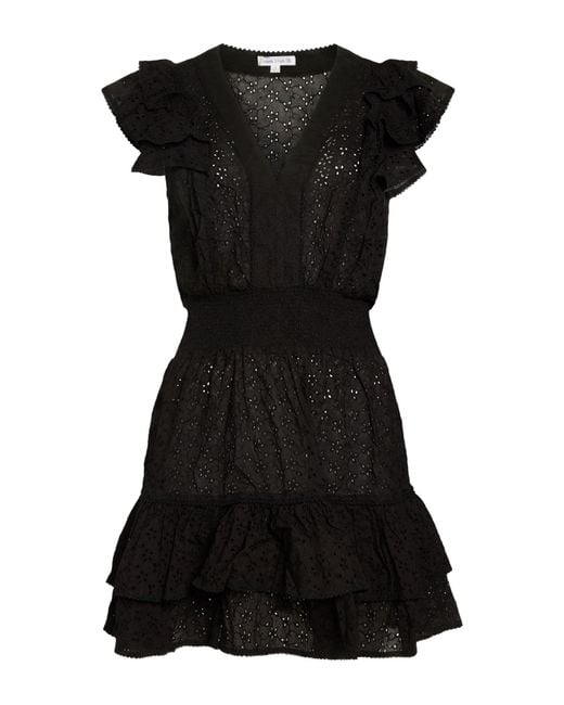 Poupette Black Mini Dress Cotton
