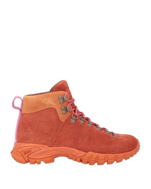 Diemme Orange Ankle Boots Leather