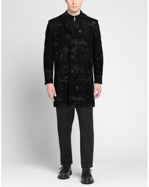 Abrigo Messagerie de hombre de color Black