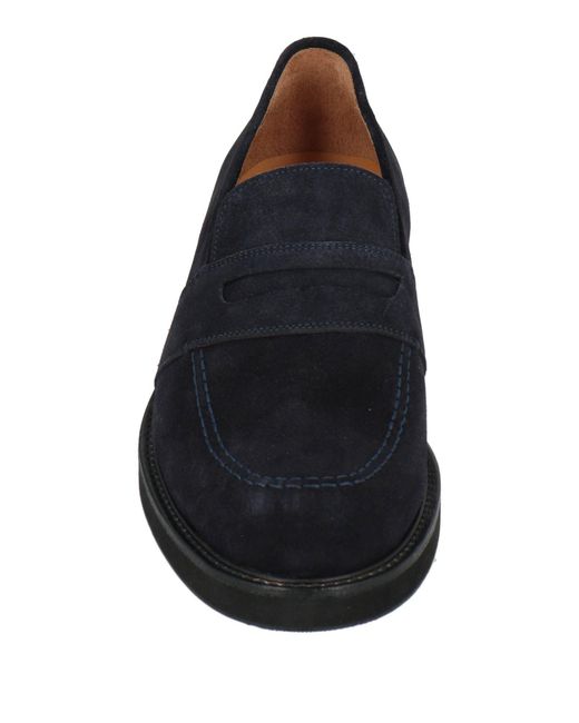 Testoni Black Loafers Leather for men