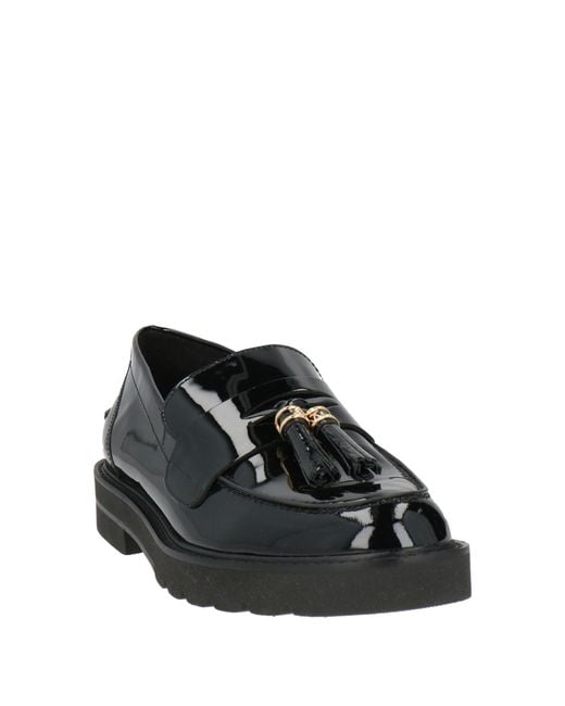Stuart Weitzman Black Mokassin