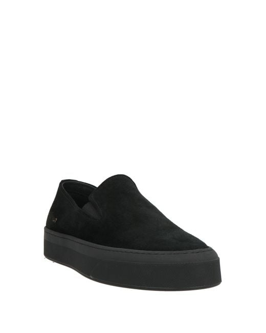 Common Projects Black Sneakers Leather