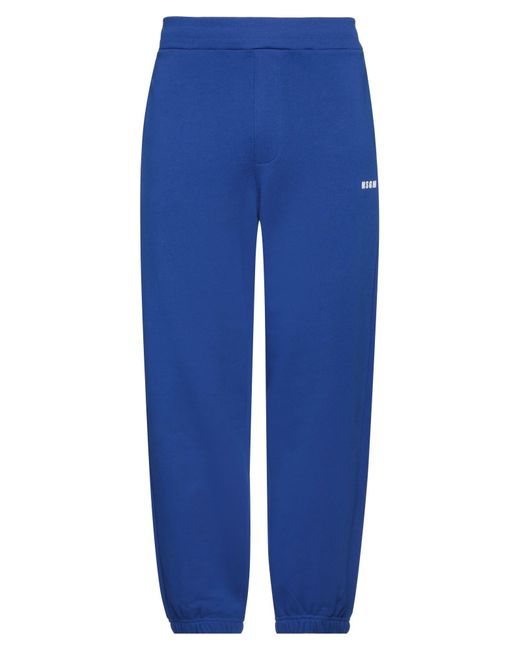 MSGM Blue Trouser for men