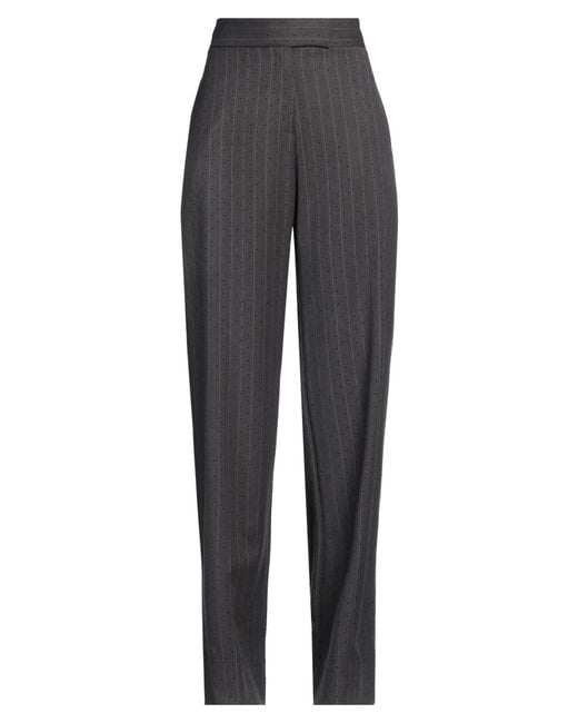 Gaelle Paris Gray Pants Polyester, Elastane