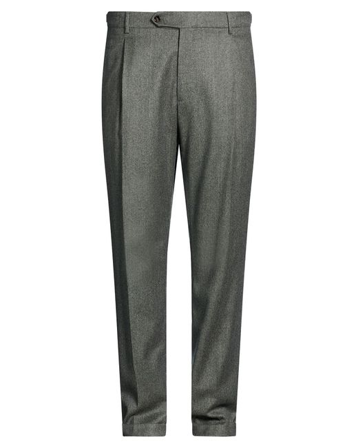 Berwich Gray Pants Virgin Wool for men