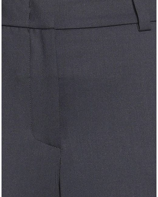 Peserico Blue Pants Wool, Polyester, Elastane