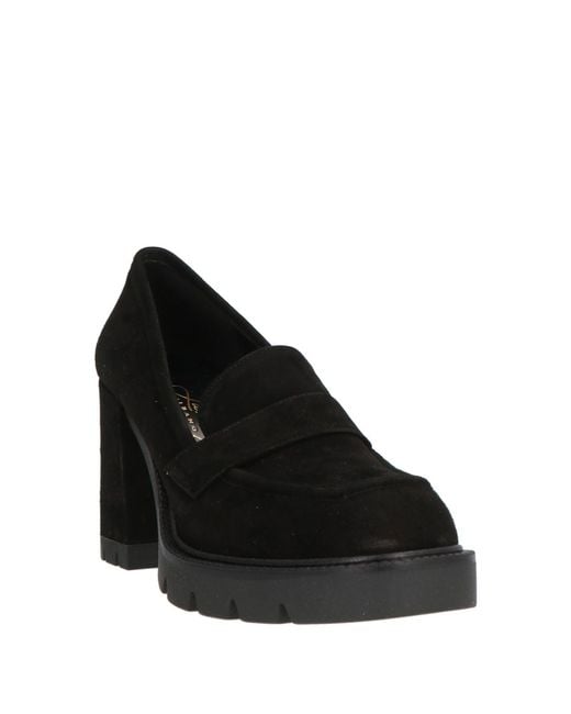 Albano Black Loafers Leather