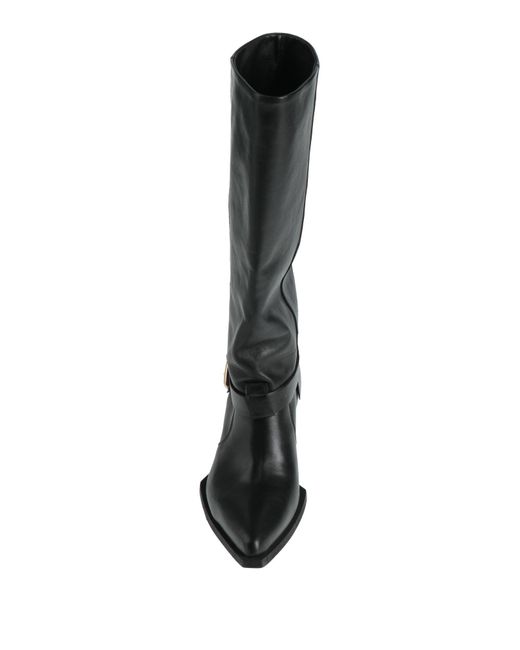 Ovyè Black Boot Calfskin