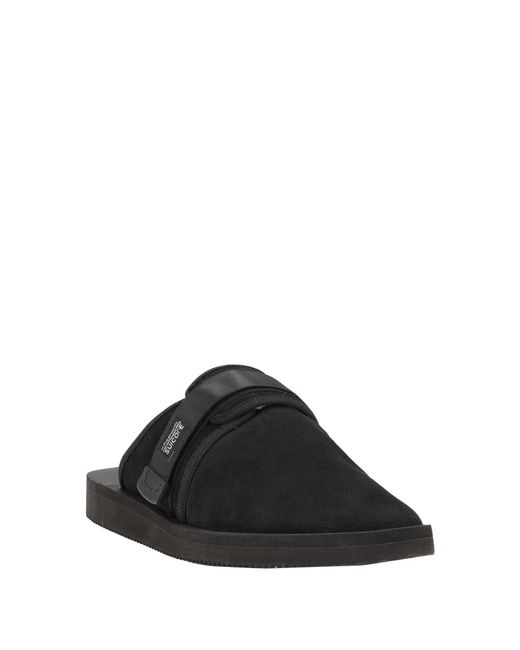 Suicoke Black Mules & Clogs Cow Leather