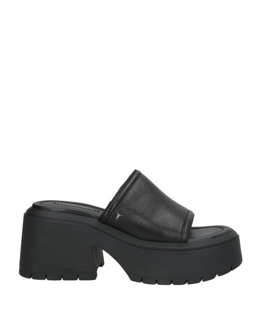 Windsor Smith Black Sandals