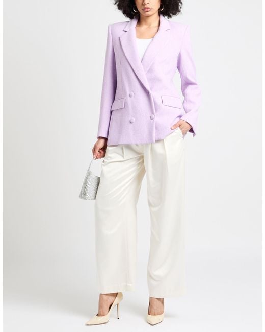 Patrizia Pepe Purple Blazer