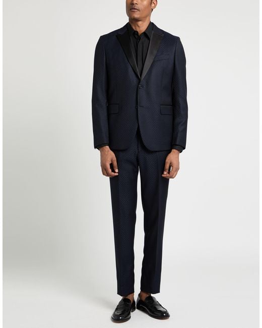Brian Dales Blue Midnight Suit Wool for men