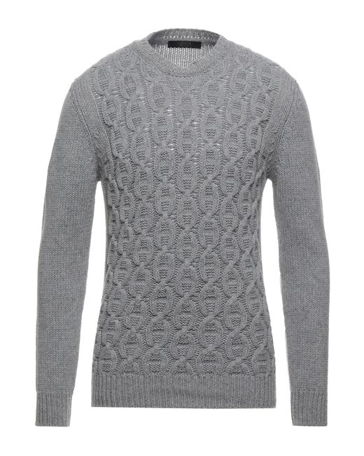 Vneck Gray Light Sweater Merino Wool for men