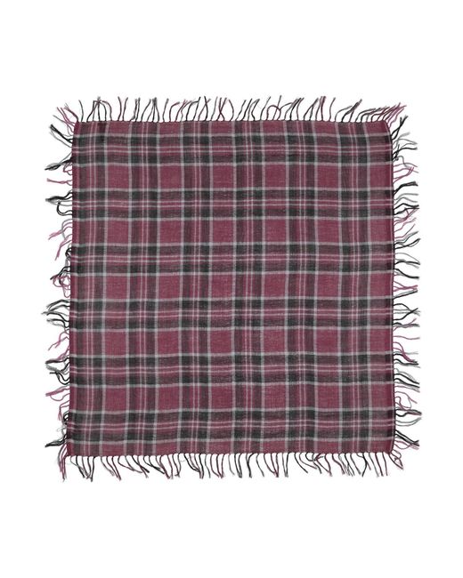 Malo Purple Garnet Scarf Wool