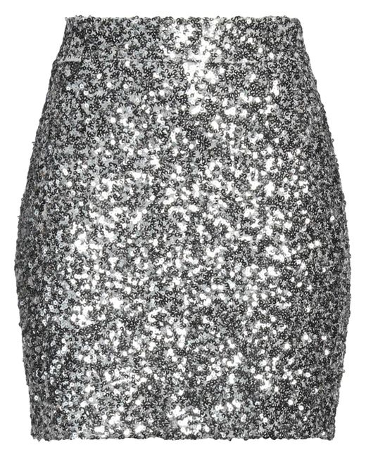 Rebel Queen Gray Mini Skirt