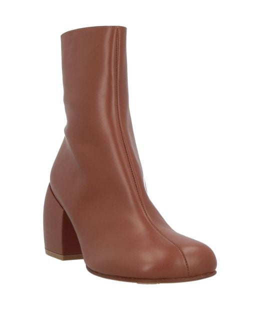 Dries Van Noten Brown Ankle Boots
