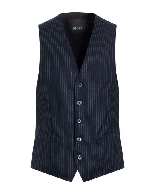DIGEL Blue Waistcoat for men