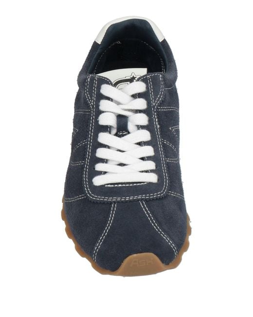 Ash Blue Midnight Sneakers Leather