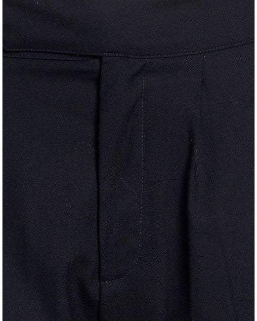 People Blue Pants Wool