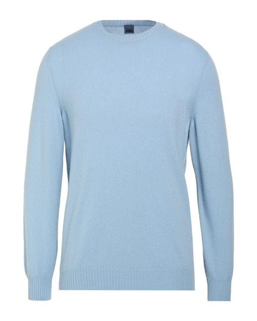 Fedeli Blue Jumper for men