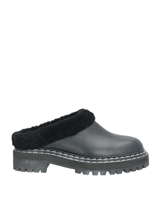 Proenza Schouler Black Mules & Clogs