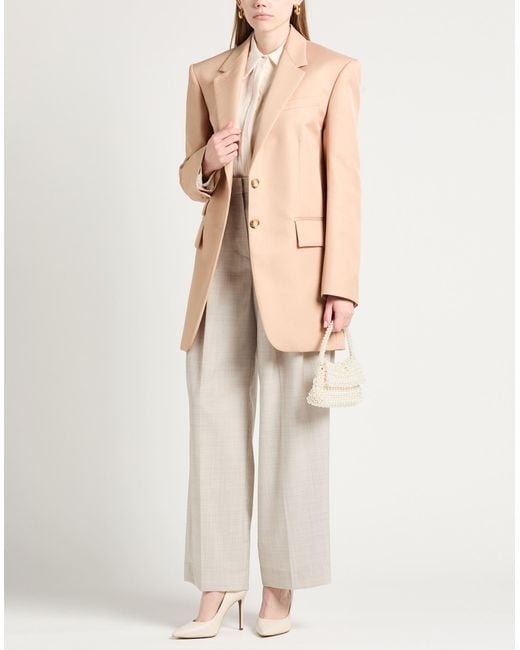 Sportmax Natural Sand Coat Polyester