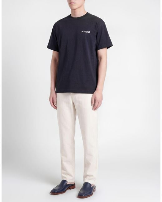 Jacquemus Blue T-Shirt Organic Cotton for men