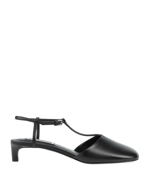 Jil Sander Black Pumps Lambskin