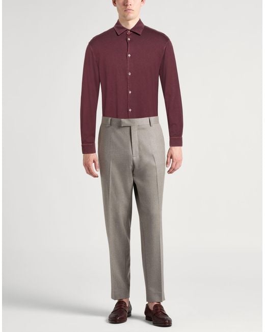 Boglioli Purple Shirt for men