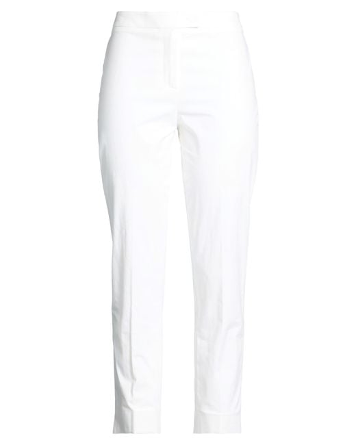 Eleventy White Trouser