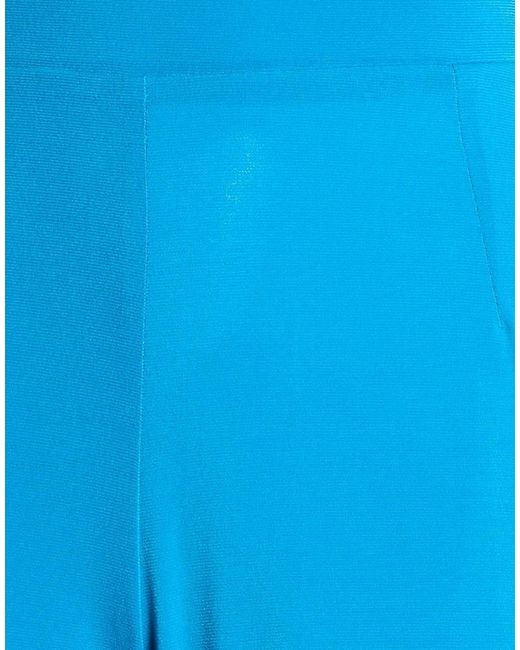 Soallure Blue Pants Polyester, Elastane