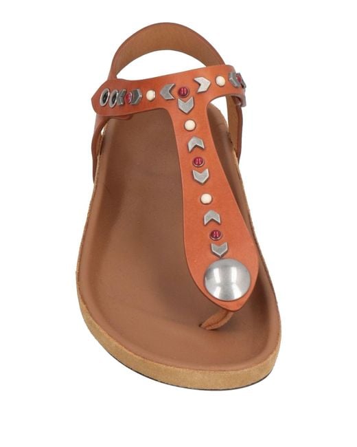 Isabel Marant Brown Thong Sandal