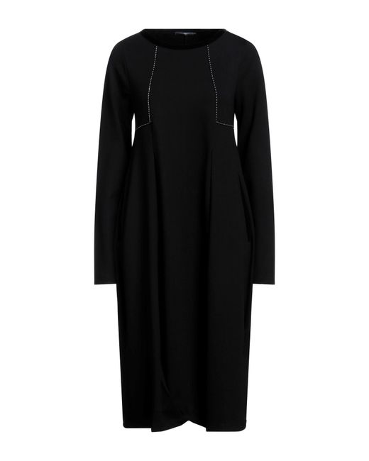 Robe midi High en coloris Black