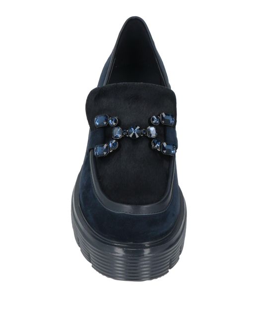 Jeannot Blue Midnight Loafers Leather