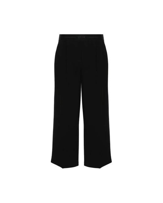 Pantaloni Cropped di MSGM in Black