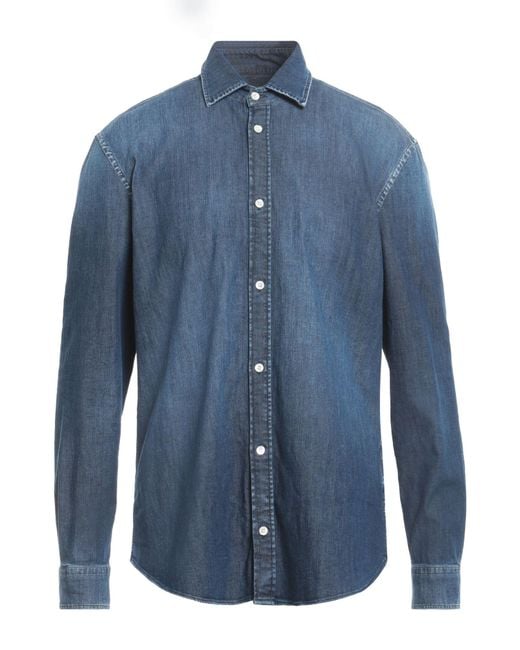 Dondup Blue Denim Shirt for men