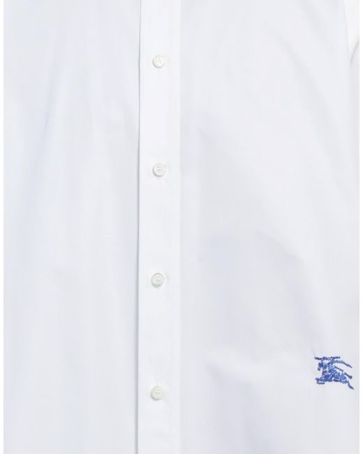 Burberry White Shirt Cotton for men